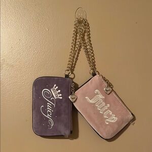 Juicy Couture Purple and Pink Women's wristlets